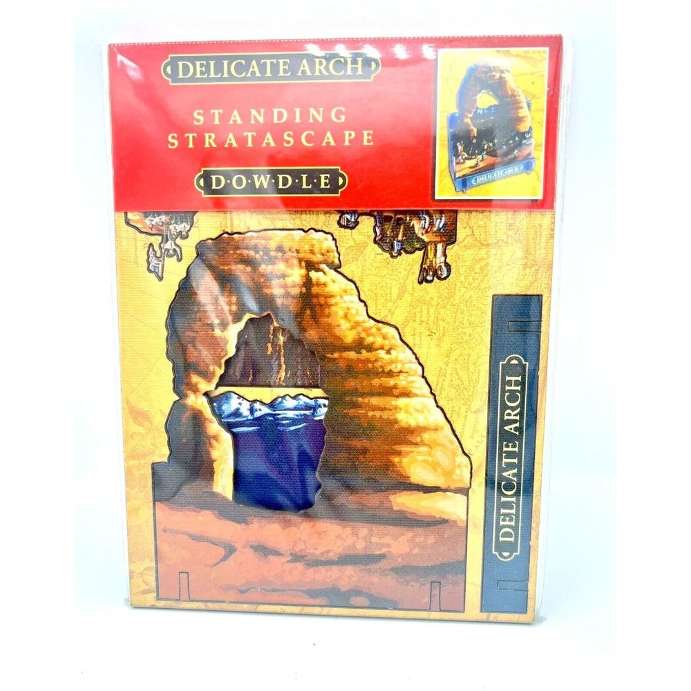 Dowdle Folk Art Delicate Arch Standing Stratascape Arches National Park Moab UT